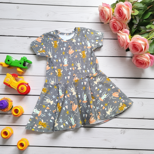 Animal Ballerina Twirly Dress