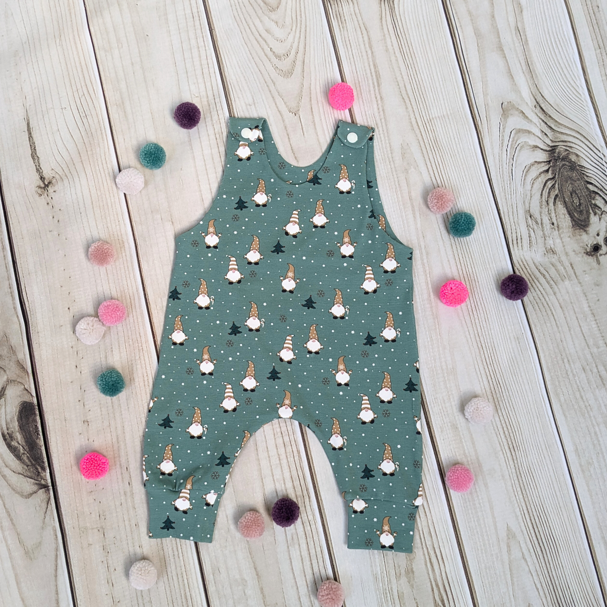 Flatlay-Green-Christmas-Gonks-Romper