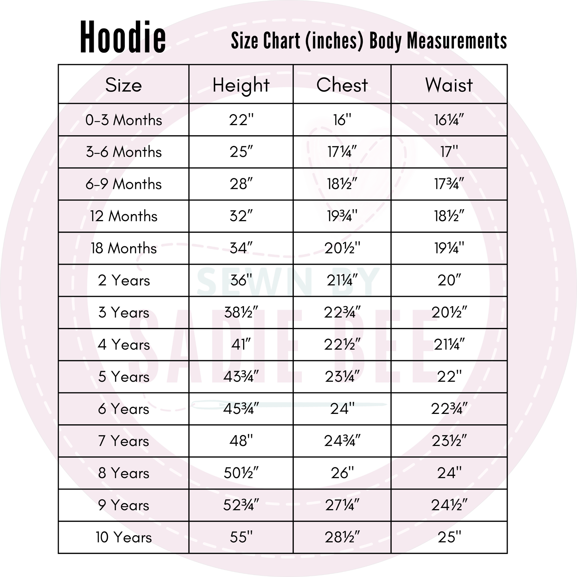 hoodie-size-chart-in-Inches