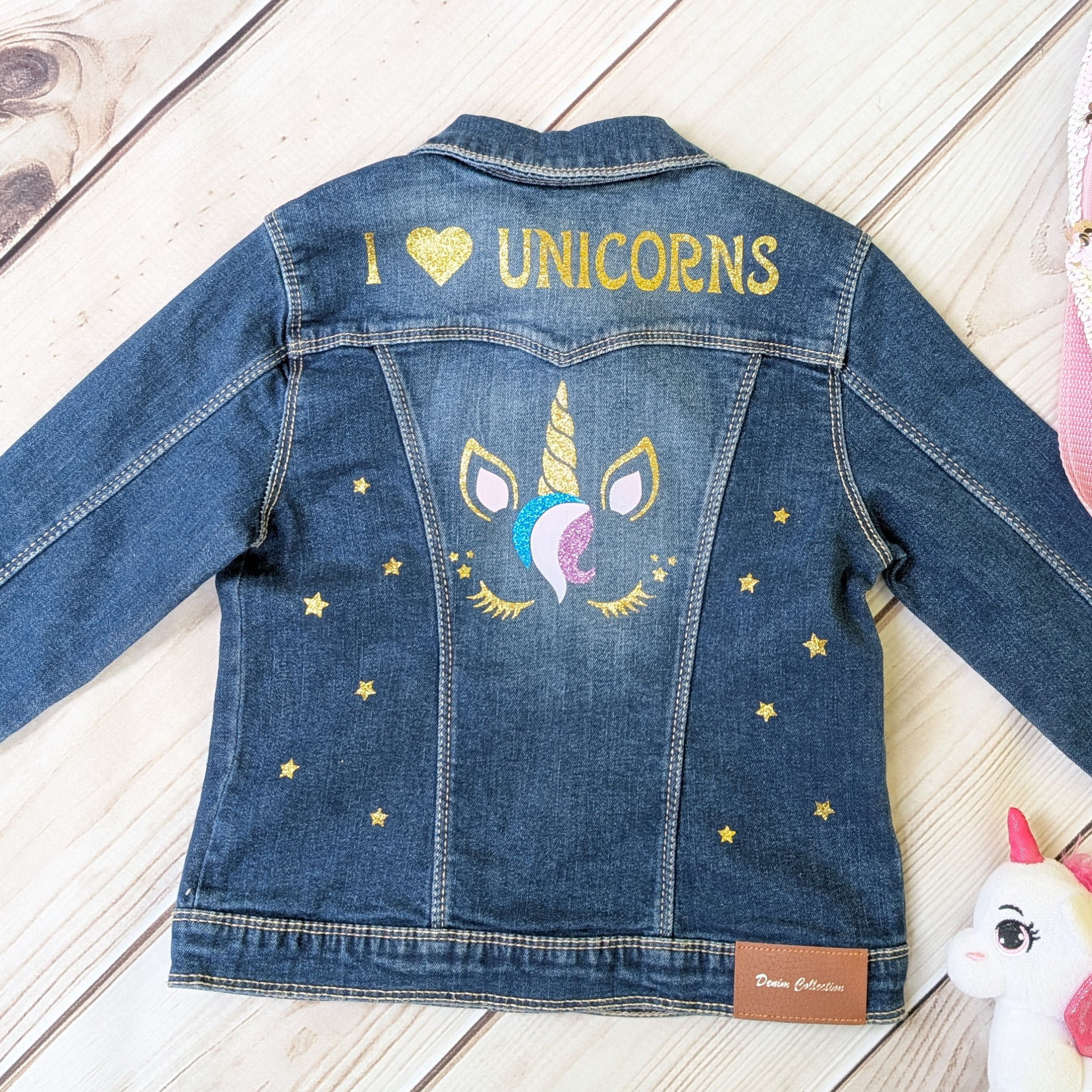 Flatlay-back--denim-jacket-sparkly-i-♥-unicorn-text-unicorn-image