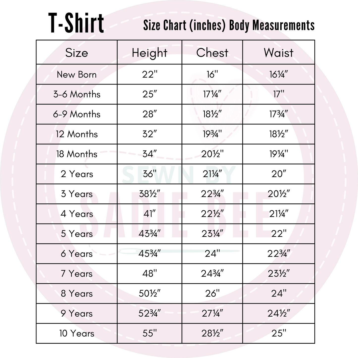 body-size-chart-cm