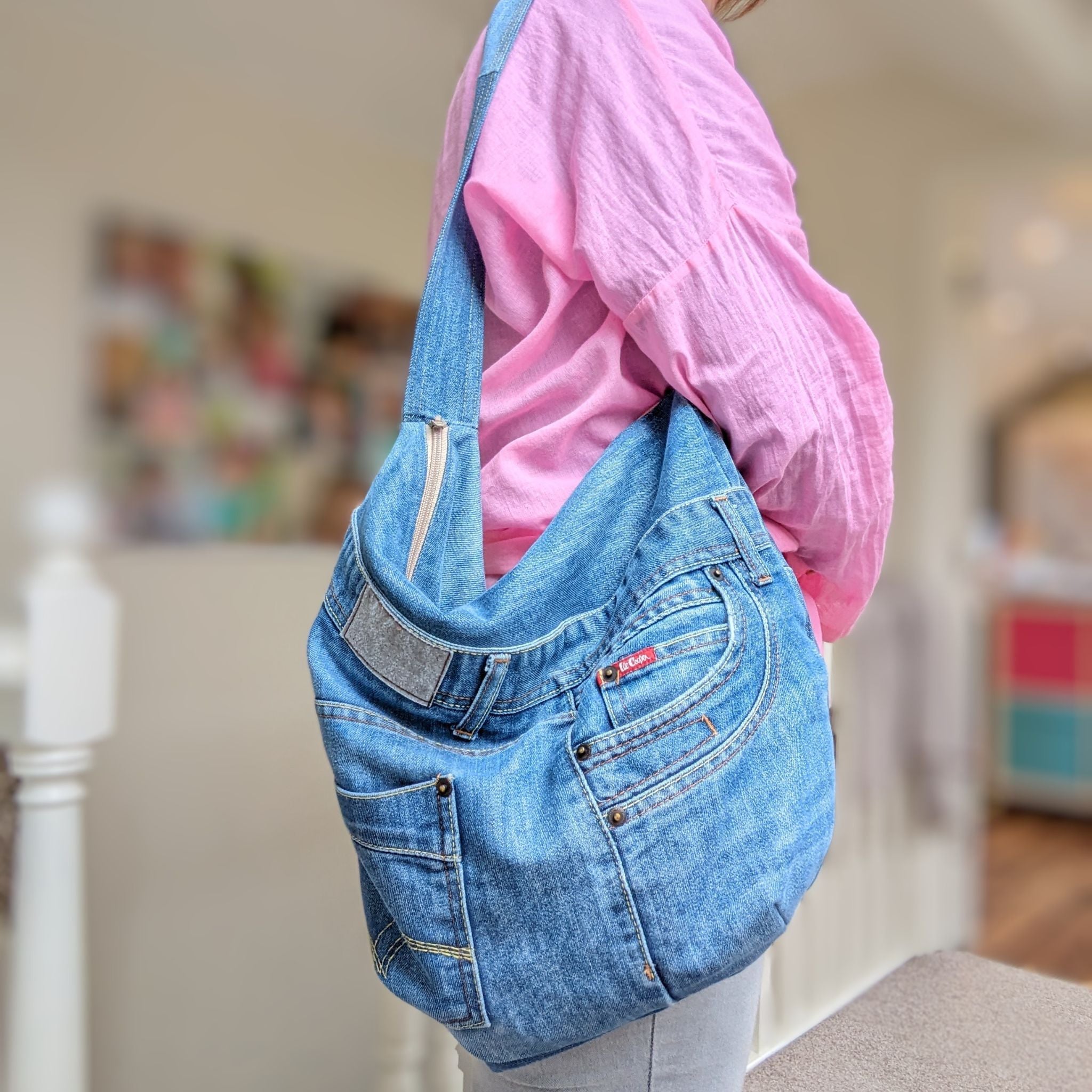 Upcycled shops Denim Handbag