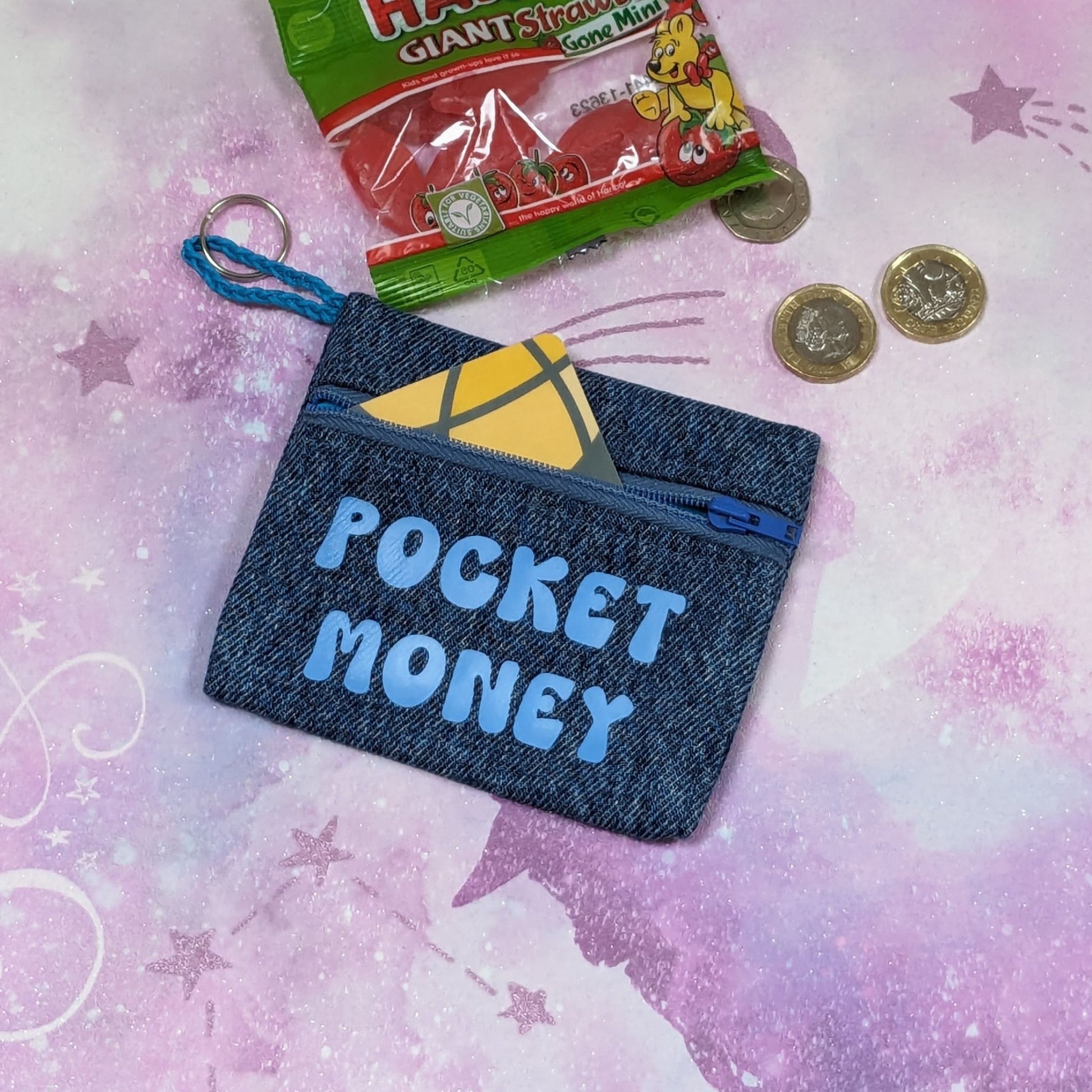 Upcycled-Denim-Coin-Purse-Pocket-Money-Slogan